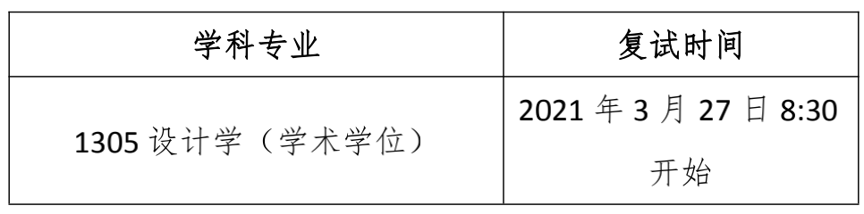 紧急通知|北京工业大学艺术设计学院2021 年硕士研究生复试明天开始！